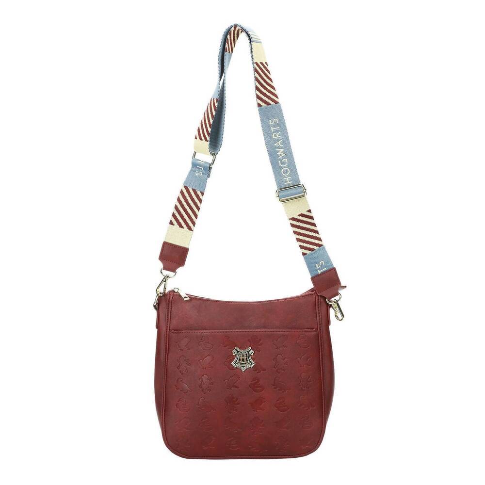NEW BIOWORLD MERCHANDISING women's harry potter hogwarts crest crossbody bag in